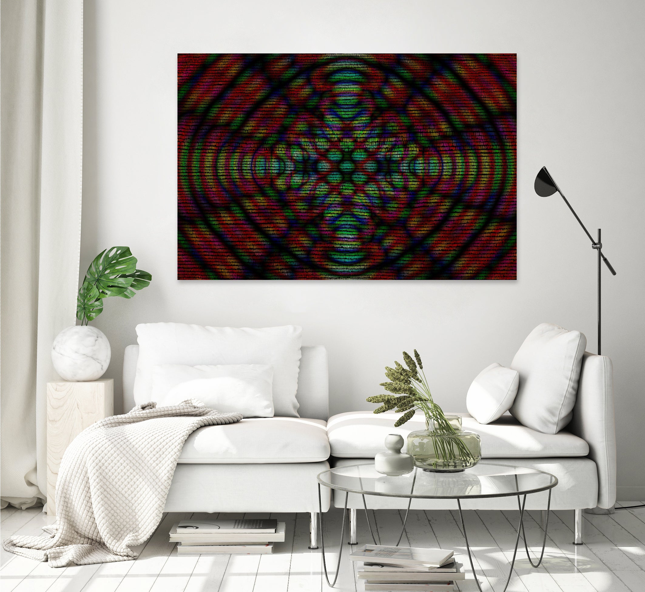 Cellular Diffraction 1 by Victor Fitzsimons on GIANT ART - fuchsia processing/programming