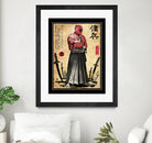 Red Ronin WOODBLOCK by Antonio Camarena on GIANT ART - black digital painting
