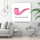 Pipe by Idil Keysan on GIANT ART - pink digital drawing