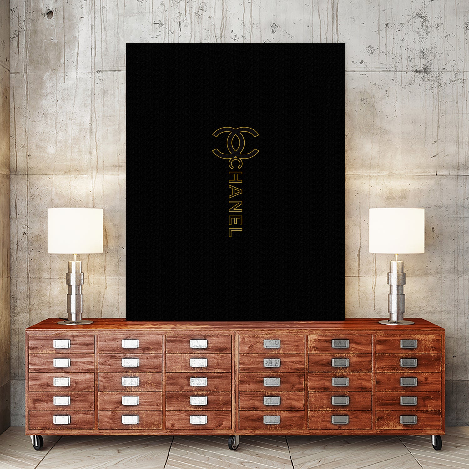 Chanel by miguel angel romero franco on GIANT ART - black digital drawing