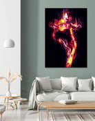 Fire of Aang by syarif syarif on GIANT ART - gray photo illustration