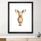 Moose by Anna Abramska on GIANT ART - brown digital drawing