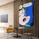Super Hero Romance by TULIO ALMEIDA on GIANT ART - blue digital drawing