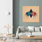 Space Between by Victor Vercesi on GIANT ART - yellow digital drawing