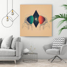 Space Between by Victor Vercesi on GIANT ART - yellow digital drawing