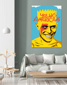 Young Americans by Bily Mariano da Luz on GIANT ART - blue digital drawing