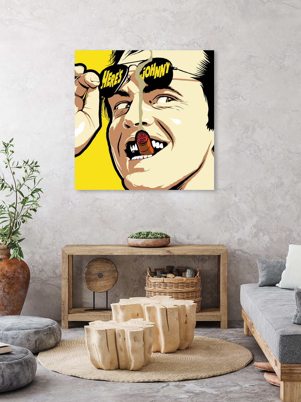 Shiny Sunglasses by Bily Mariano da Luz on GIANT ART - yellow digital painting