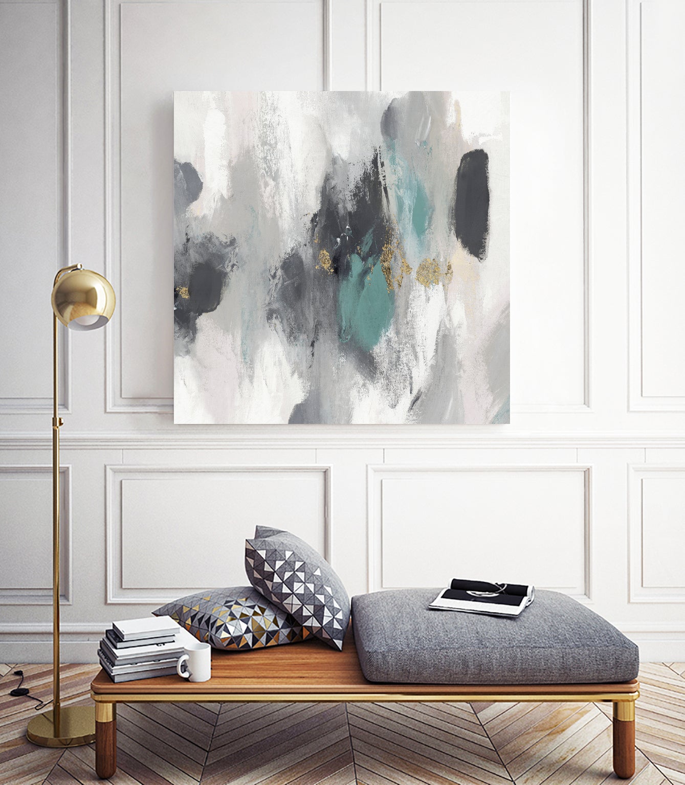 Gray Days I by Pi Studio on GIANT ART - gray mixed media