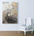 Ocean Splash II Grey Version by Pi Studio on GIANT ART - yellow mixed media