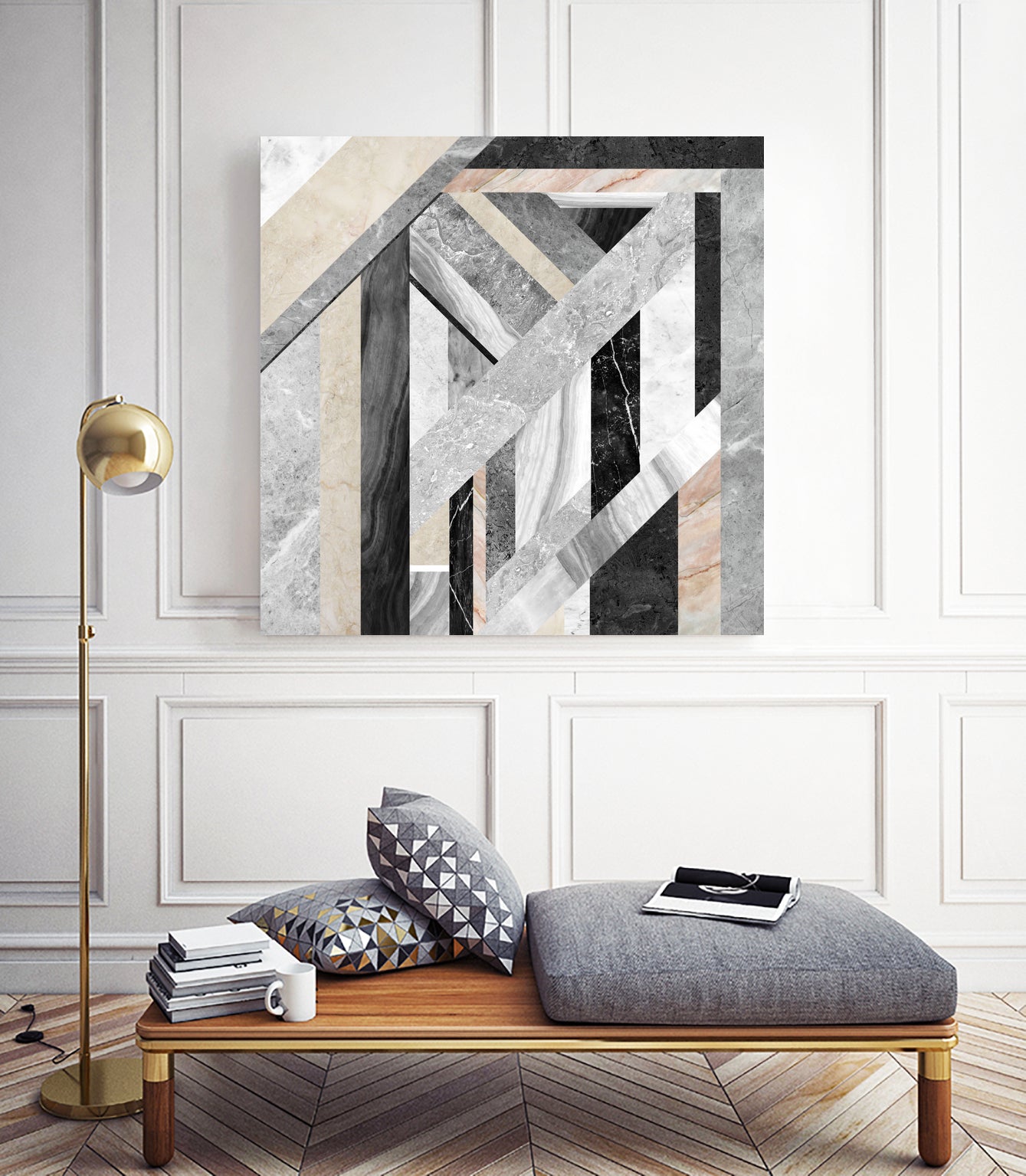 Paradox II by Pi Studio on GIANT ART - gray mixed media