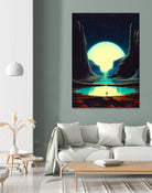 Never Lost With You by Jonas Haeg on GIANT ART - blue photo manipulation