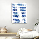 RAINDROPS by austeja platukyte on GIANT ART - blue digital painting