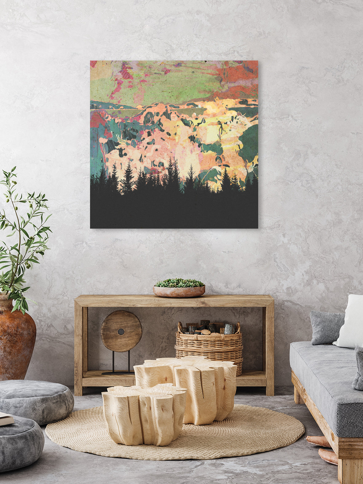 Near To The Wild by Jamison Gish on GIANT ART - green digital painting