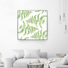 Fern pattern by Polina Ganzina on GIANT ART - white mixed media