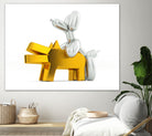 WHEN BALLOON DOG MEETS KEITH HARING DOG by Michael Benisty on GIANT ART - white digital drawing