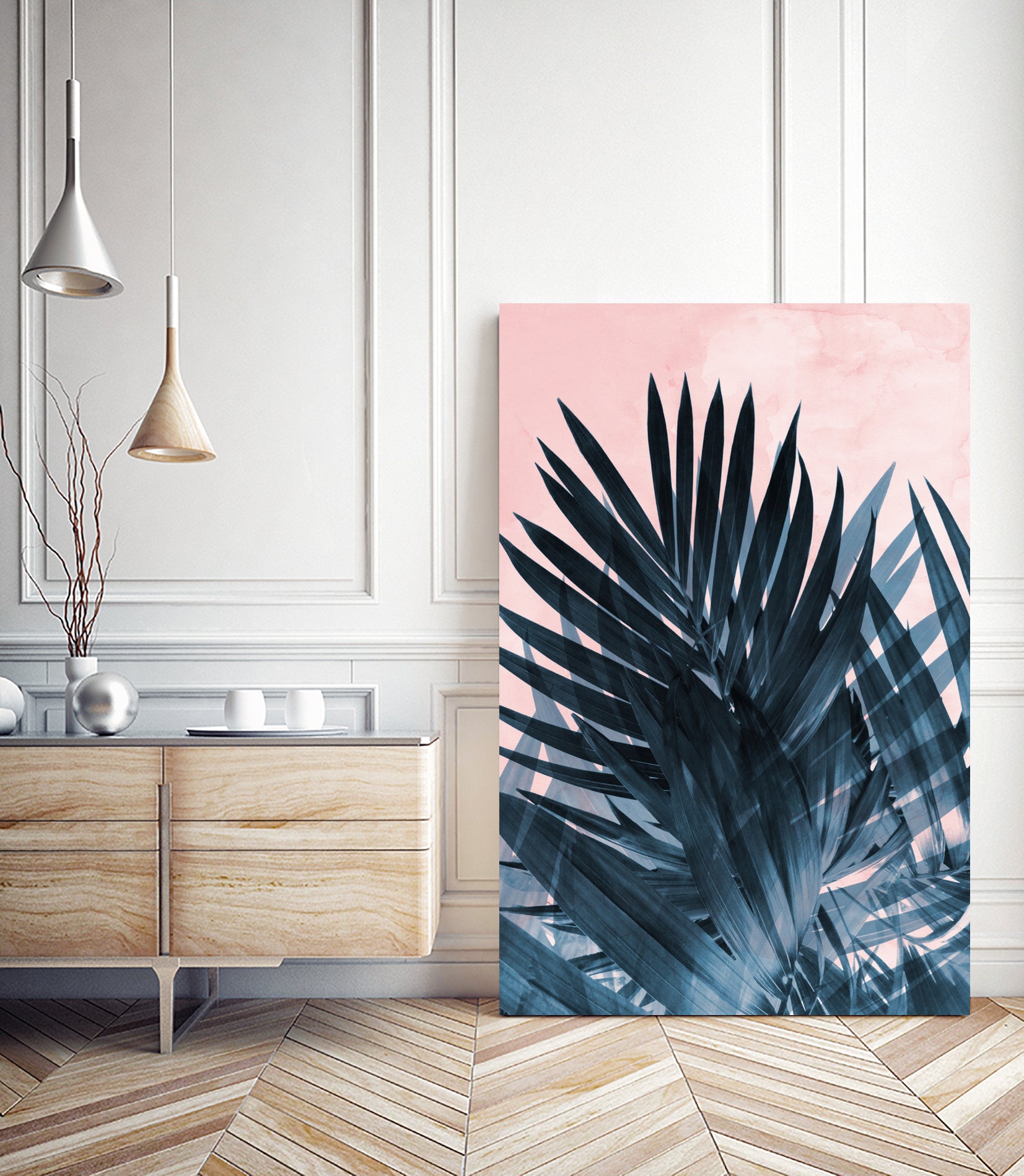 Palms by EMANUELA CARRATONI on GIANT ART - green digital painting