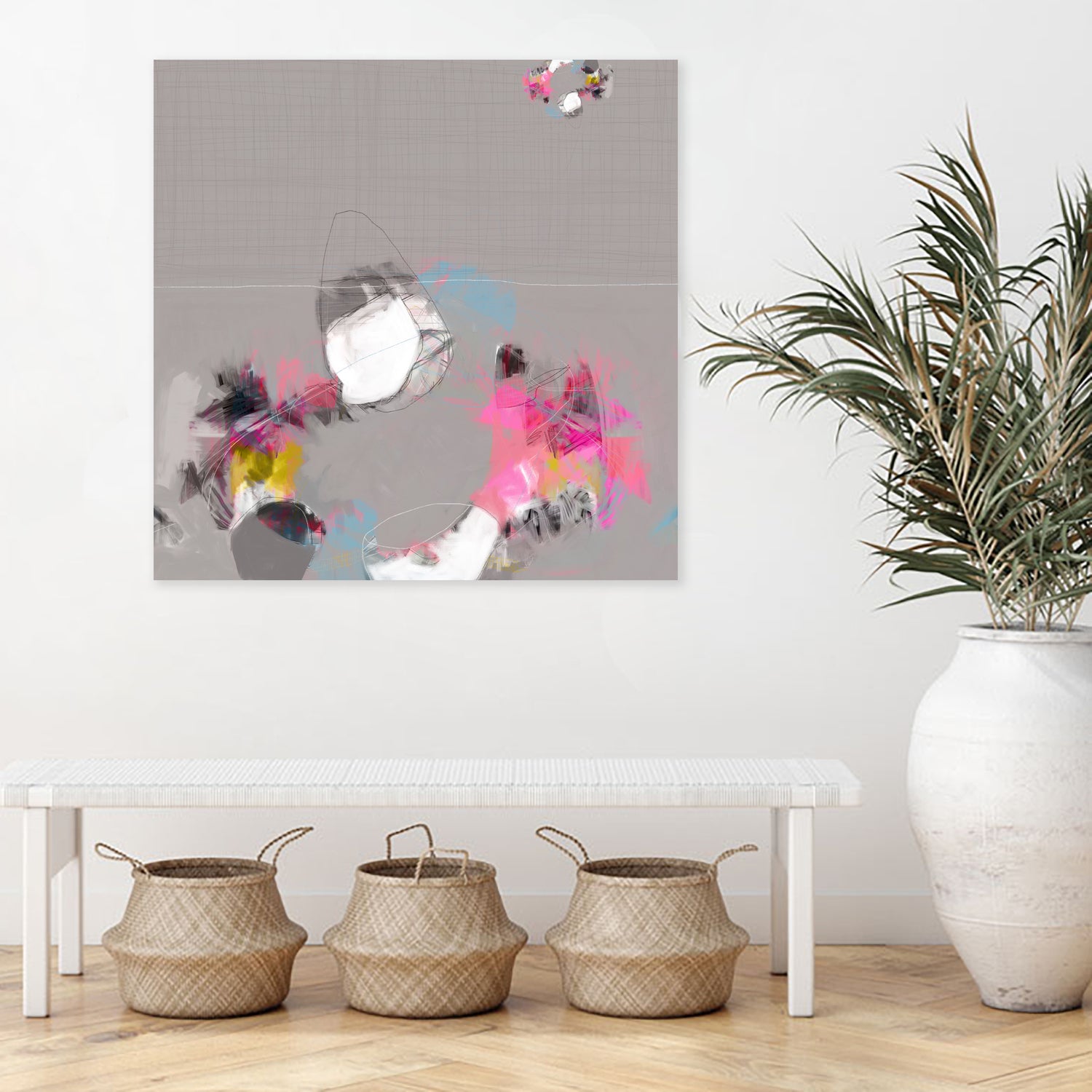 Dévoiler by Octal Pixel on GIANT ART - pink digital painting
