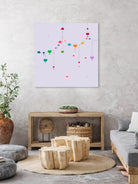 Colorful Love by Alessandra Gagliano on GIANT ART - fuchsia vector illustration