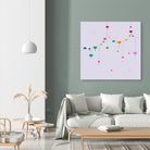 Colorful Love by Alessandra Gagliano on GIANT ART - fuchsia vector illustration
