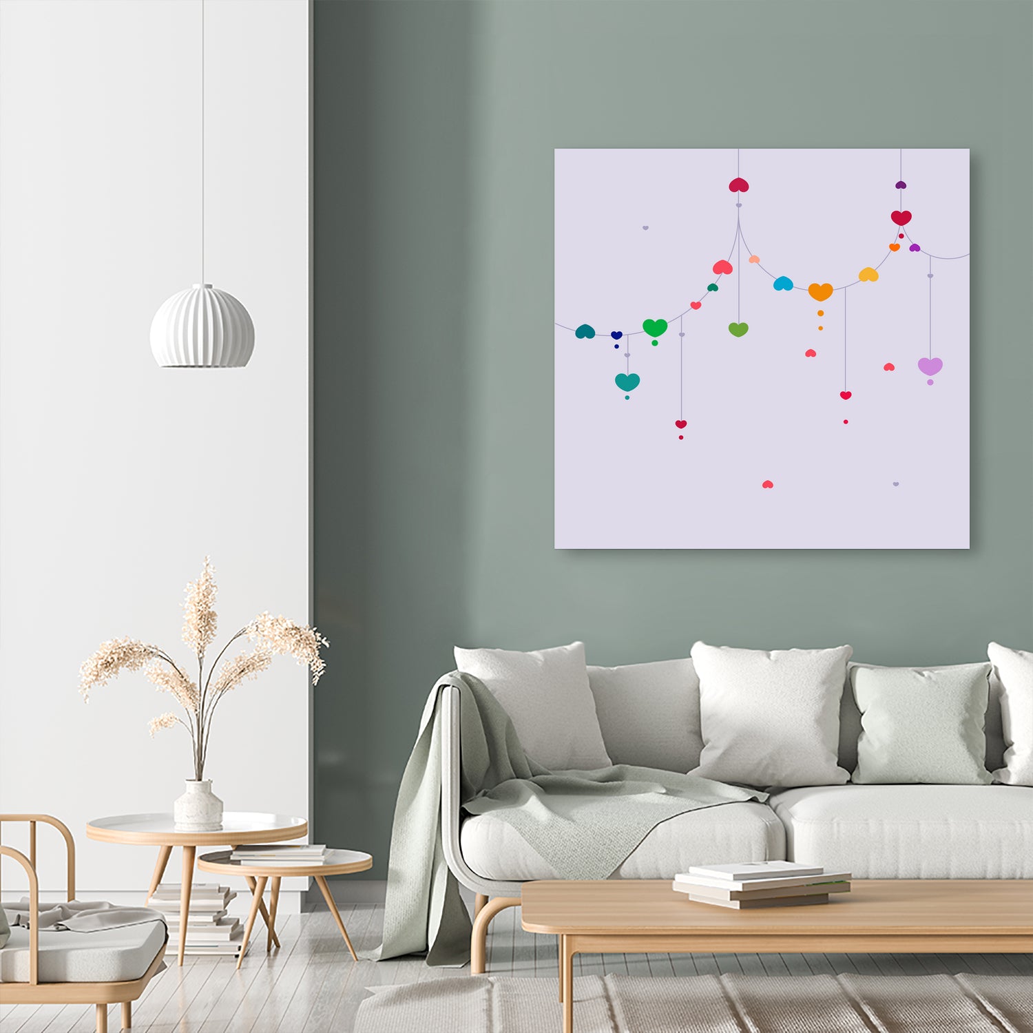 Colorful Love by Alessandra Gagliano on GIANT ART - fuchsia vector illustration