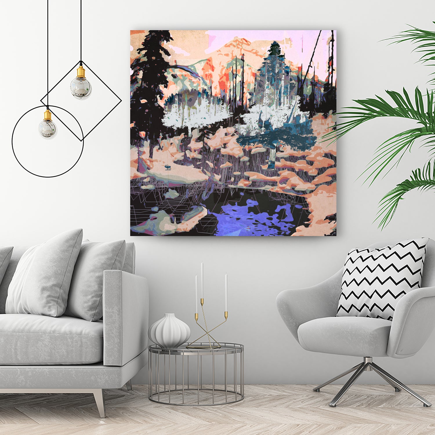 End Of The LIne by Jamison Gish on GIANT ART - blue digital painting