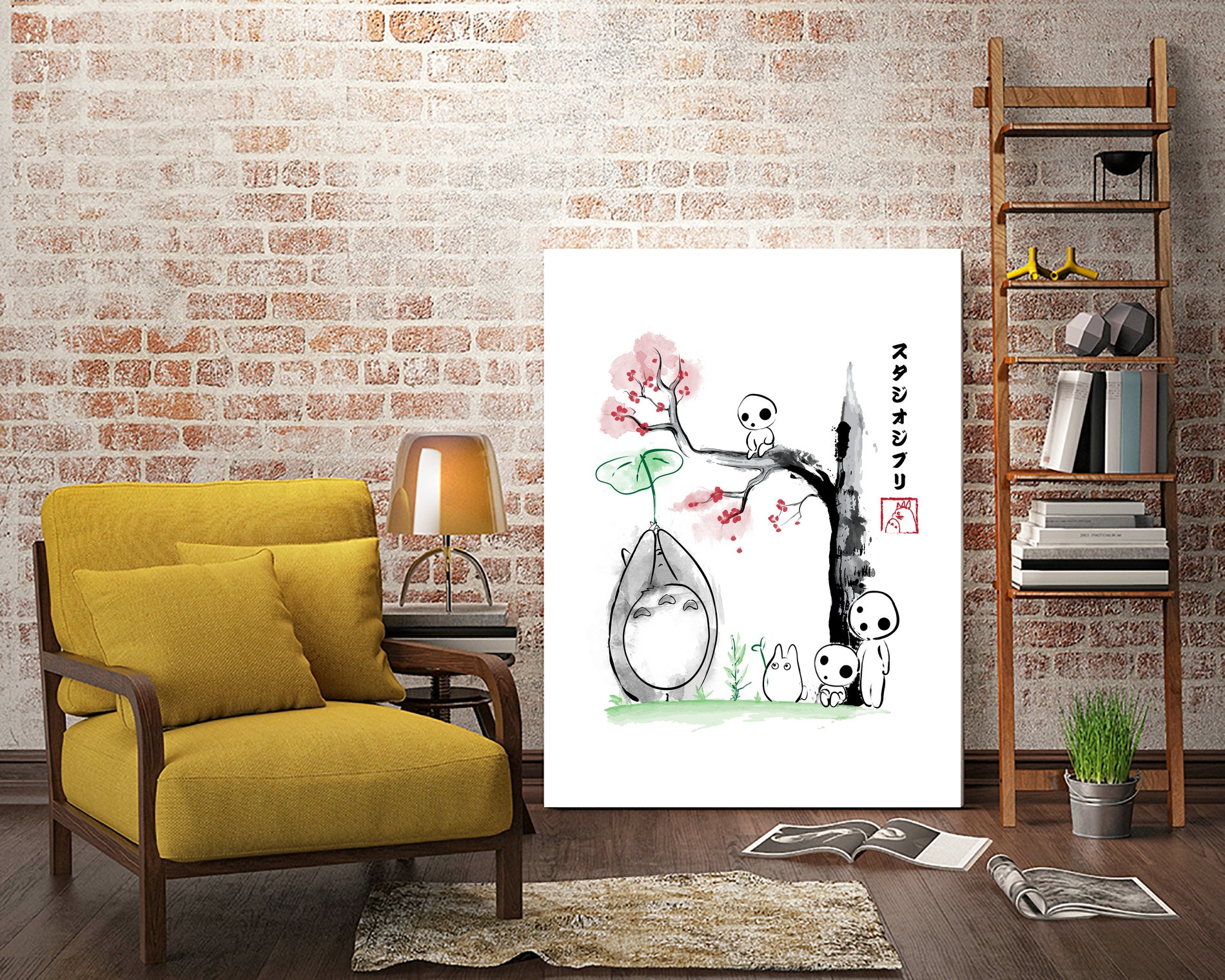 Growing Trees sumi-e by Antonio Camarena on GIANT ART - white digital painting