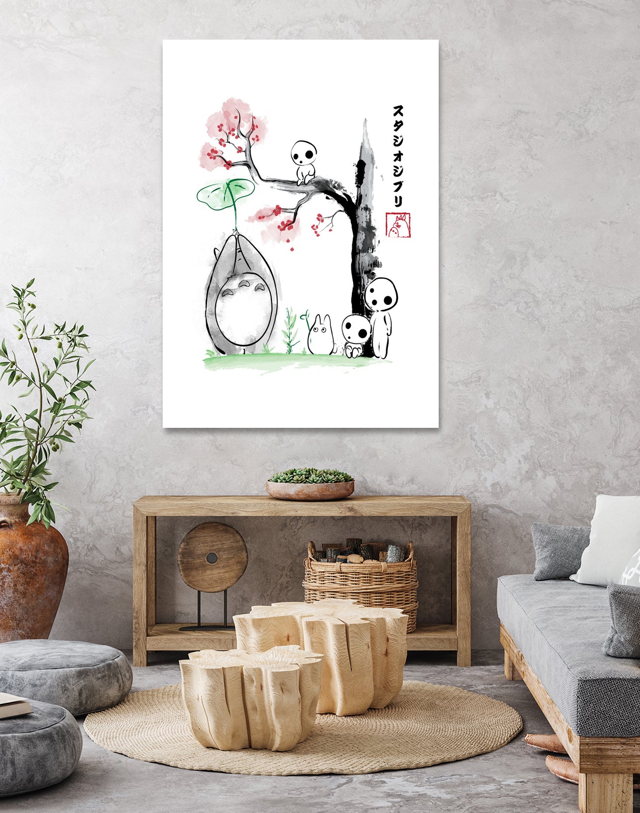 Growing Trees sumi-e by Antonio Camarena on GIANT ART - white digital painting