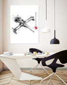 Mono Racer sumi-e by Antonio Camarena on GIANT ART - white digital painting