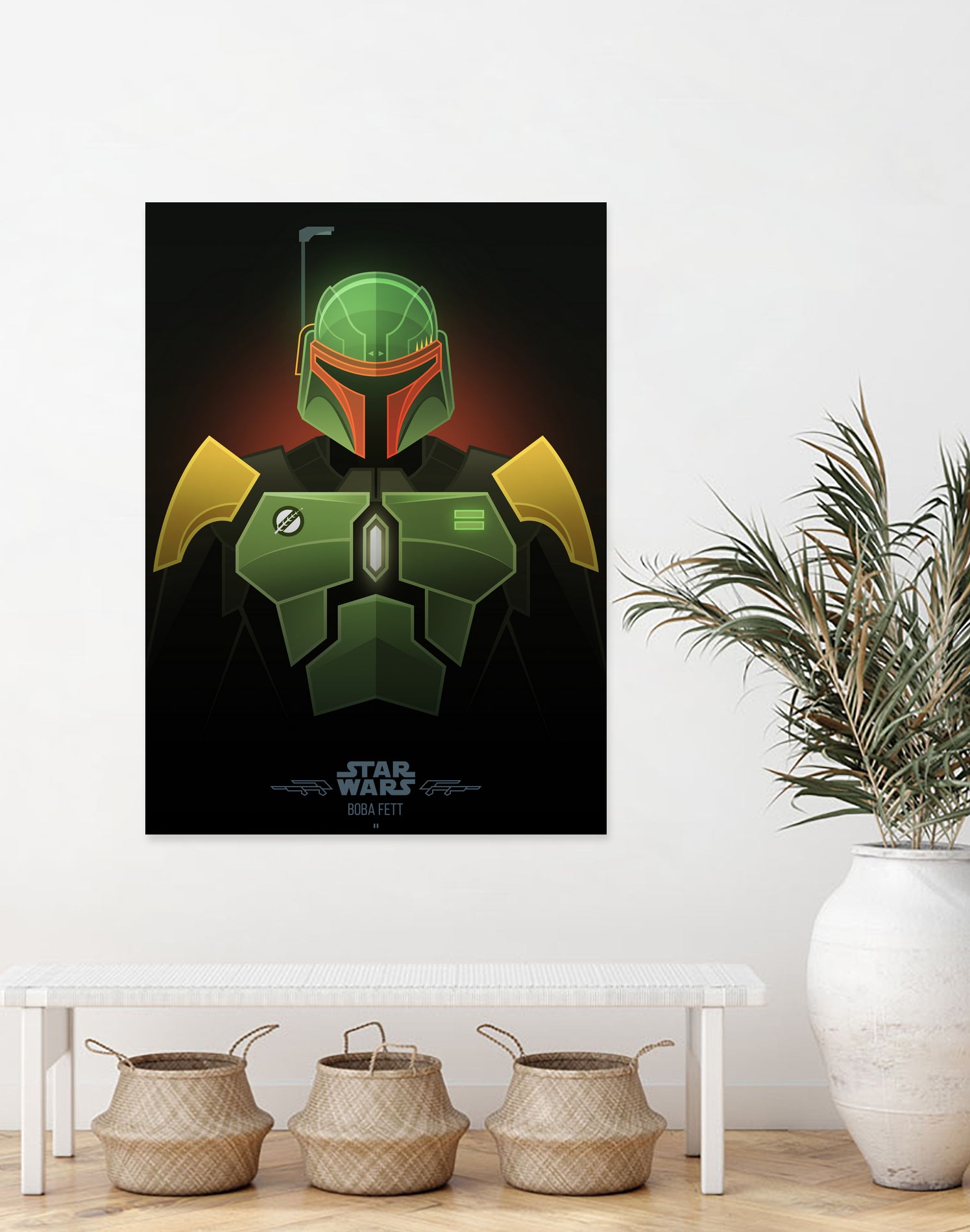 Boba Fett by Jonathan Lam on GIANT ART - green character design