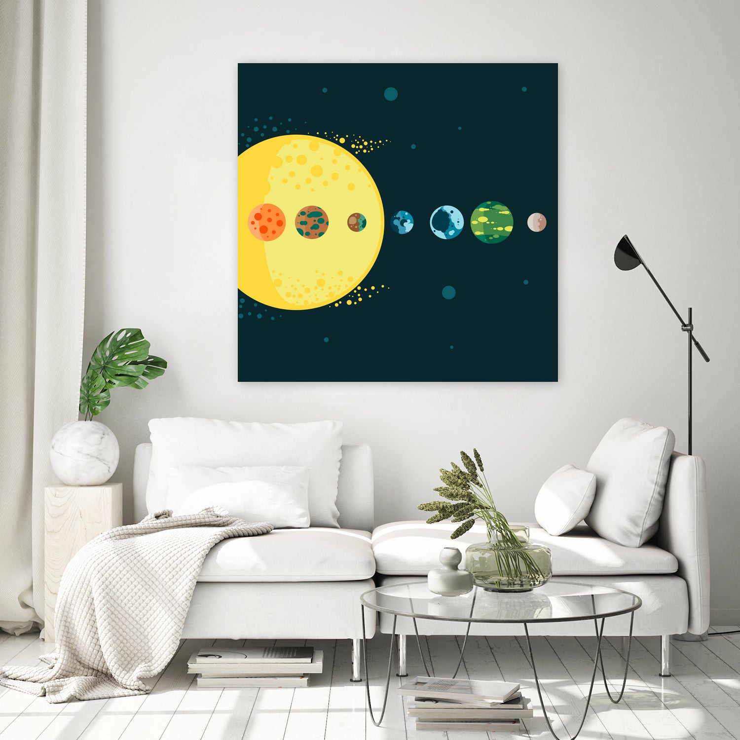 Trappist System by Alessandra Gagliano on GIANT ART - blue vector illustration
