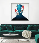 Fox Mask by Yuichi Suzuki on GIANT ART - black vector illustration