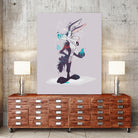ECO WILE E COYOTEPNT by Simon Guilloteau on GIANT ART - fuchsia vector illustration