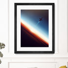Into Space by Victor Vercesi on GIANT ART - blue photo illustration