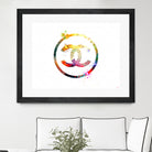 Chanel Logo by Daniel Janda on GIANT ART - white mixed media