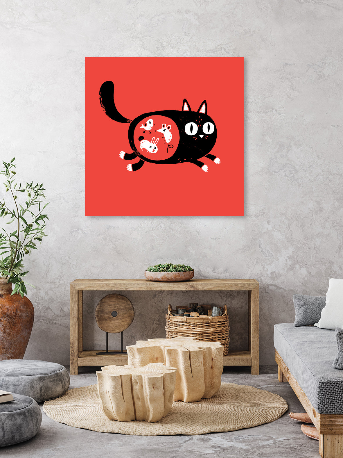 It's What's Inside That Counts Art by Michael Buxton on GIANT ART - red digital painting