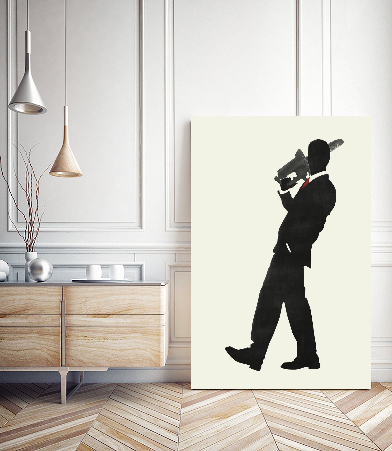 Just another day at the office by Kristjan Lyngmo on GIANT ART - black digital drawing