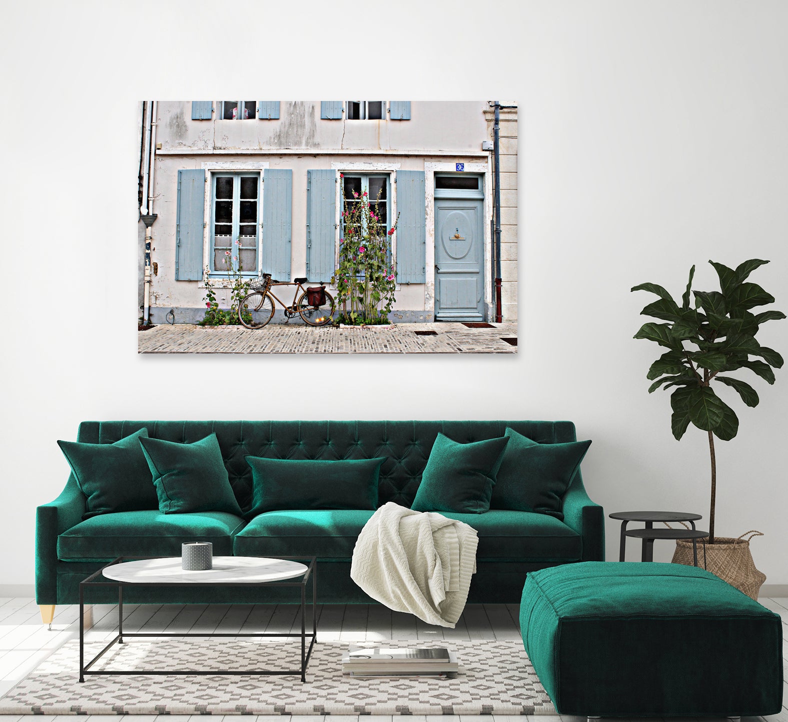 A lonely bicycle by Cendrine Marrouat on GIANT ART - green processing/programming