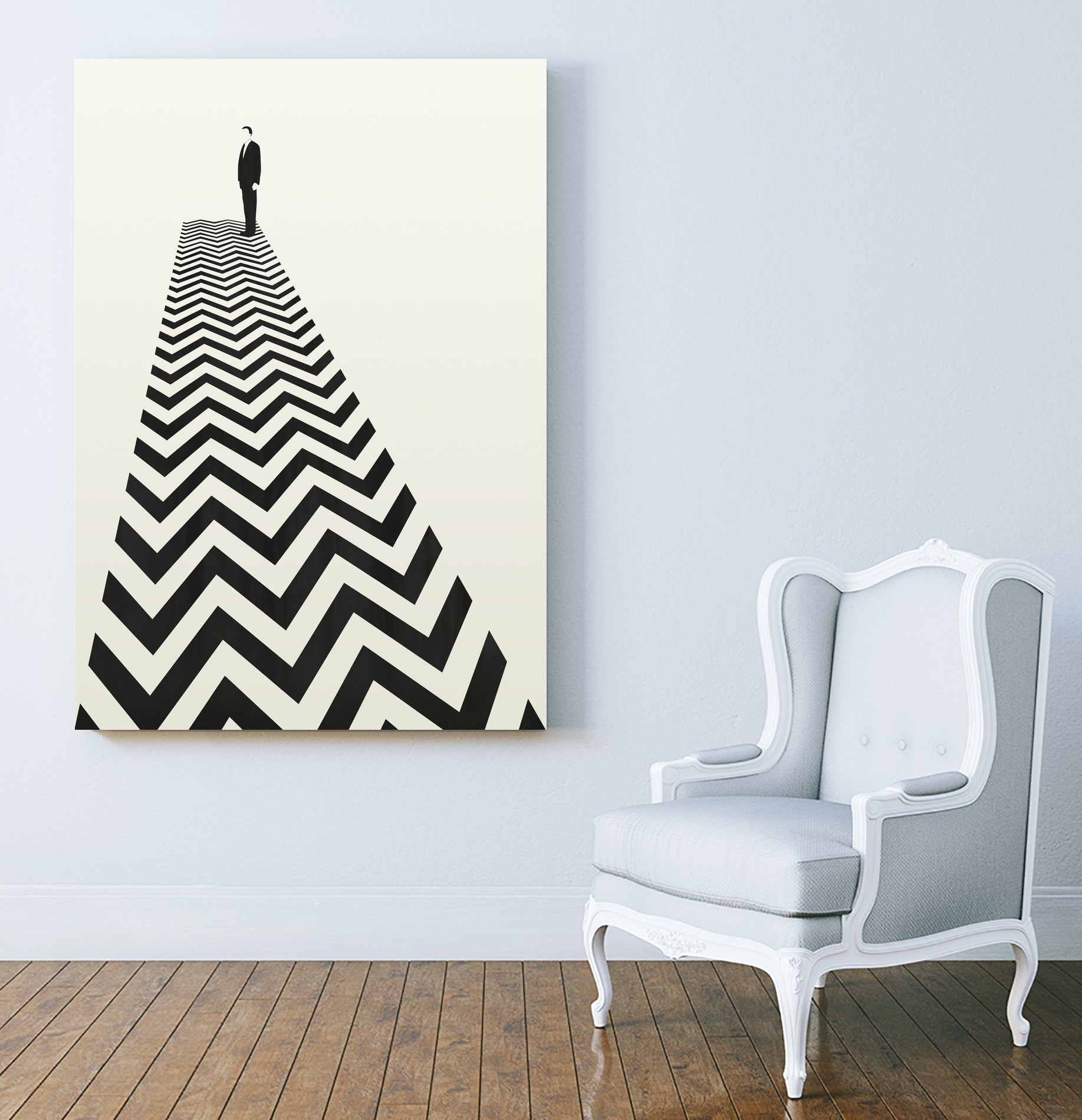 Minimalist Poster by Kristjan Lyngmo on GIANT ART - black digital drawing
