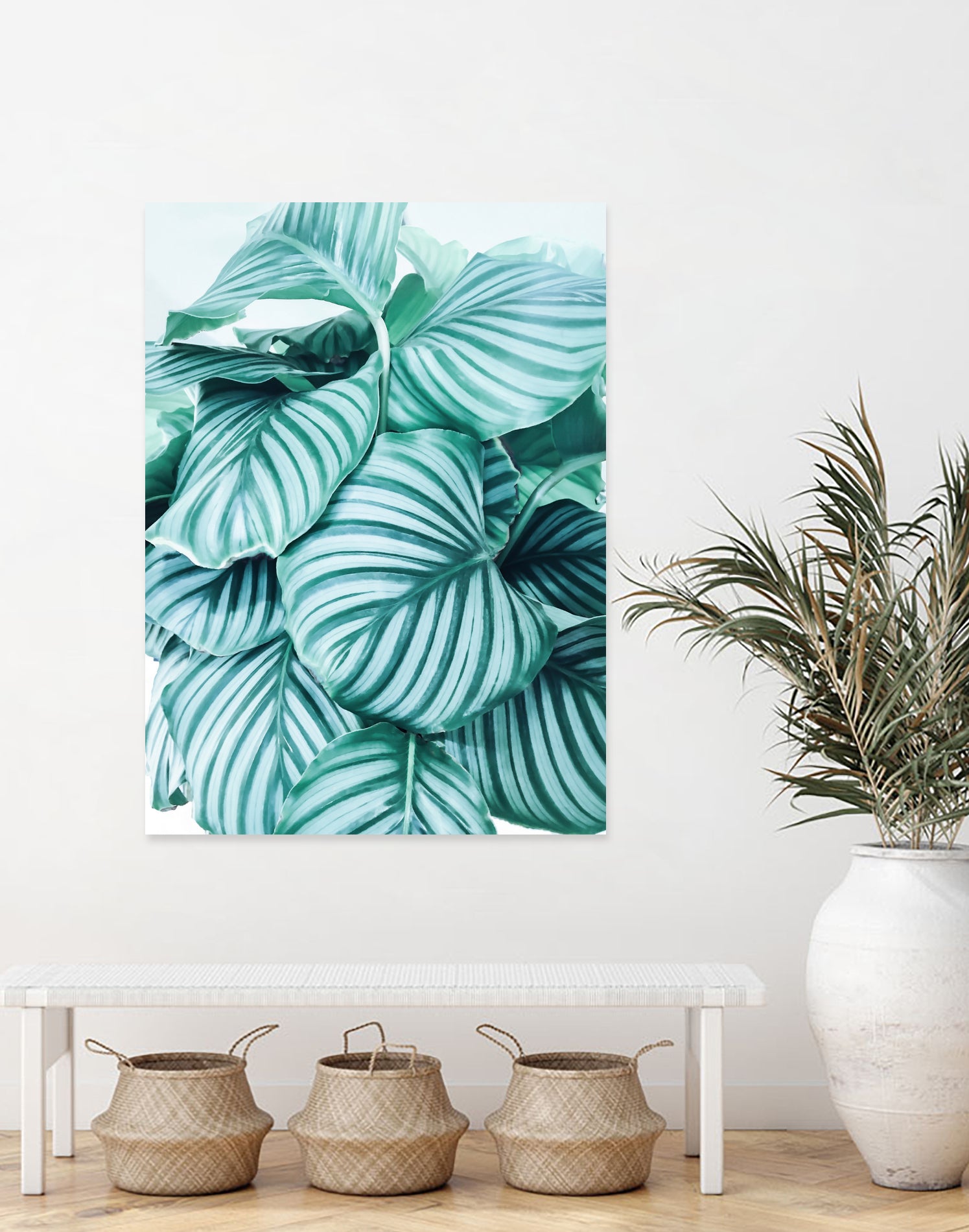 Long  embrace - teal green by Gale Switzer on GIANT ART - green photo manipulation