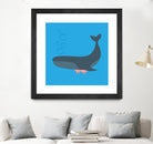 Whale Udder by Ryan Foster on GIANT ART - blue digital drawing