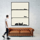 Back to the Future Trilogy - Beige by Finlay McNevin on GIANT ART - black digital drawing