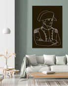 NAPOLEON WHITE LINES by Thomas Fernez on GIANT ART - black digital drawing