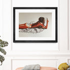alone by eugenia retana on GIANT ART - white mixed media