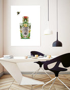 Acqua di Parma - Colonia Intensa by Sixto-Juan Zavala on GIANT ART - green mixed media