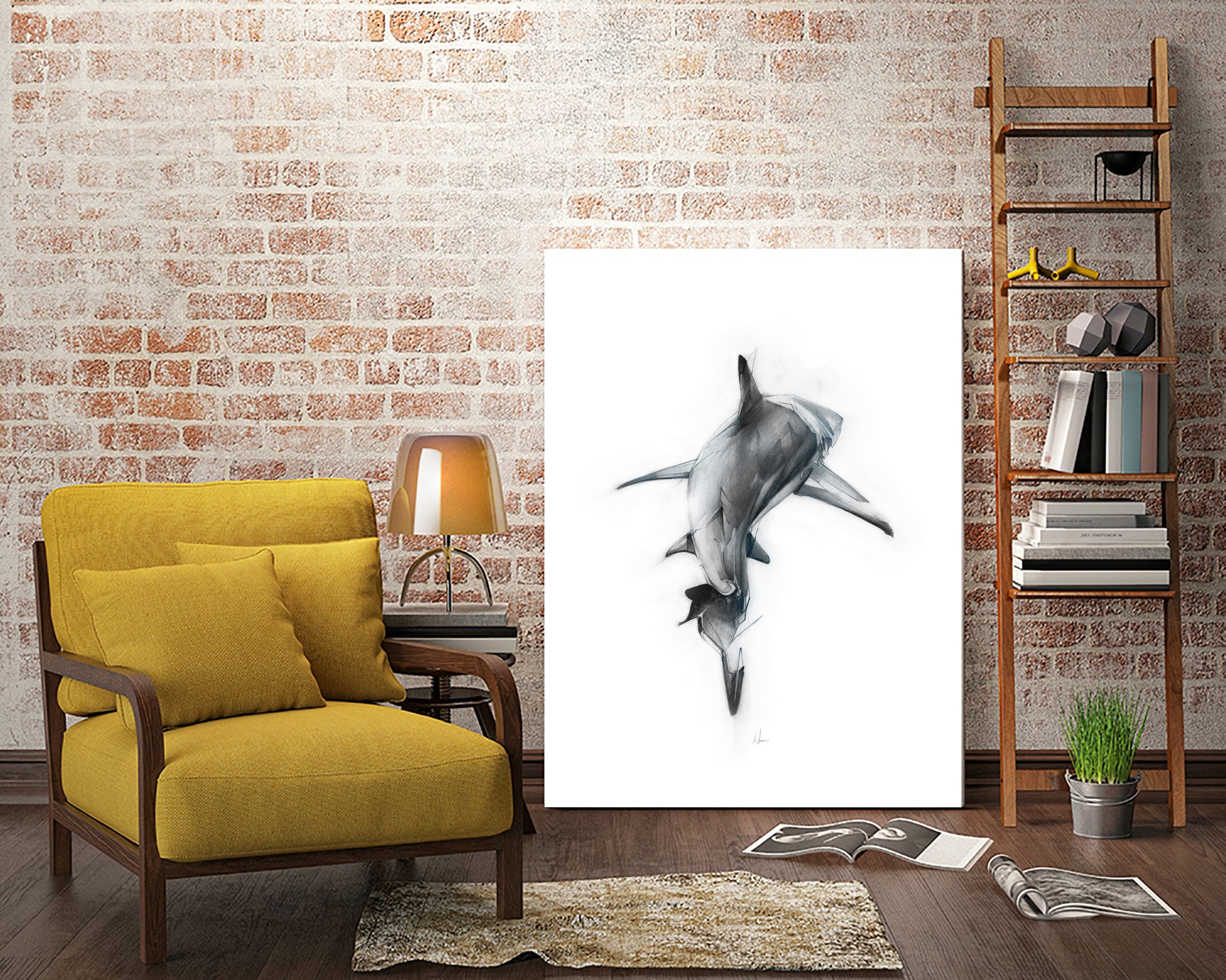 Shark II by Marcou Alexis on GIANT ART - digital drawing