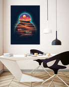 DROIDLAND by Victor Vercesi on GIANT ART - orange digital painting