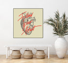 Follow Your Heart by Magdalena Mikos on GIANT ART - white typography