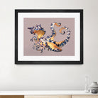 Octopus Dragon by Saki Yamamura on GIANT ART - blue digital painting