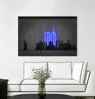 New York by Octavian Mihai Mielu on GIANT ART - blue digital drawing