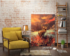 Breath of the wild by Cyril Rolando on GIANT ART - orange digital painting